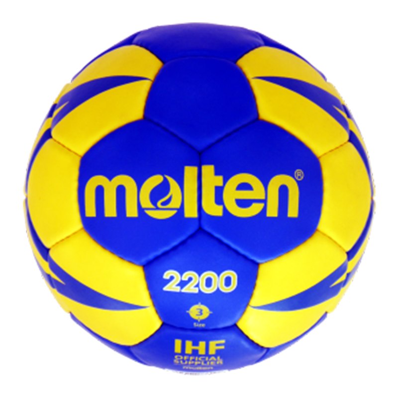 Molten Handball H3X2200-BY Trainingsball 10er Paket blau gelb Größe 3 