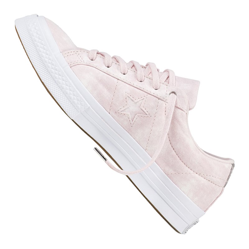Converse One Star Ox Sneaker Damen Pink F653 Streetwear Turnschuhe