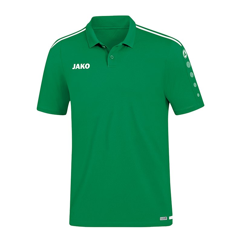 Jako Fußball Polo Striker 2.0 Herren Poloshirt Polohemd grün weiß 