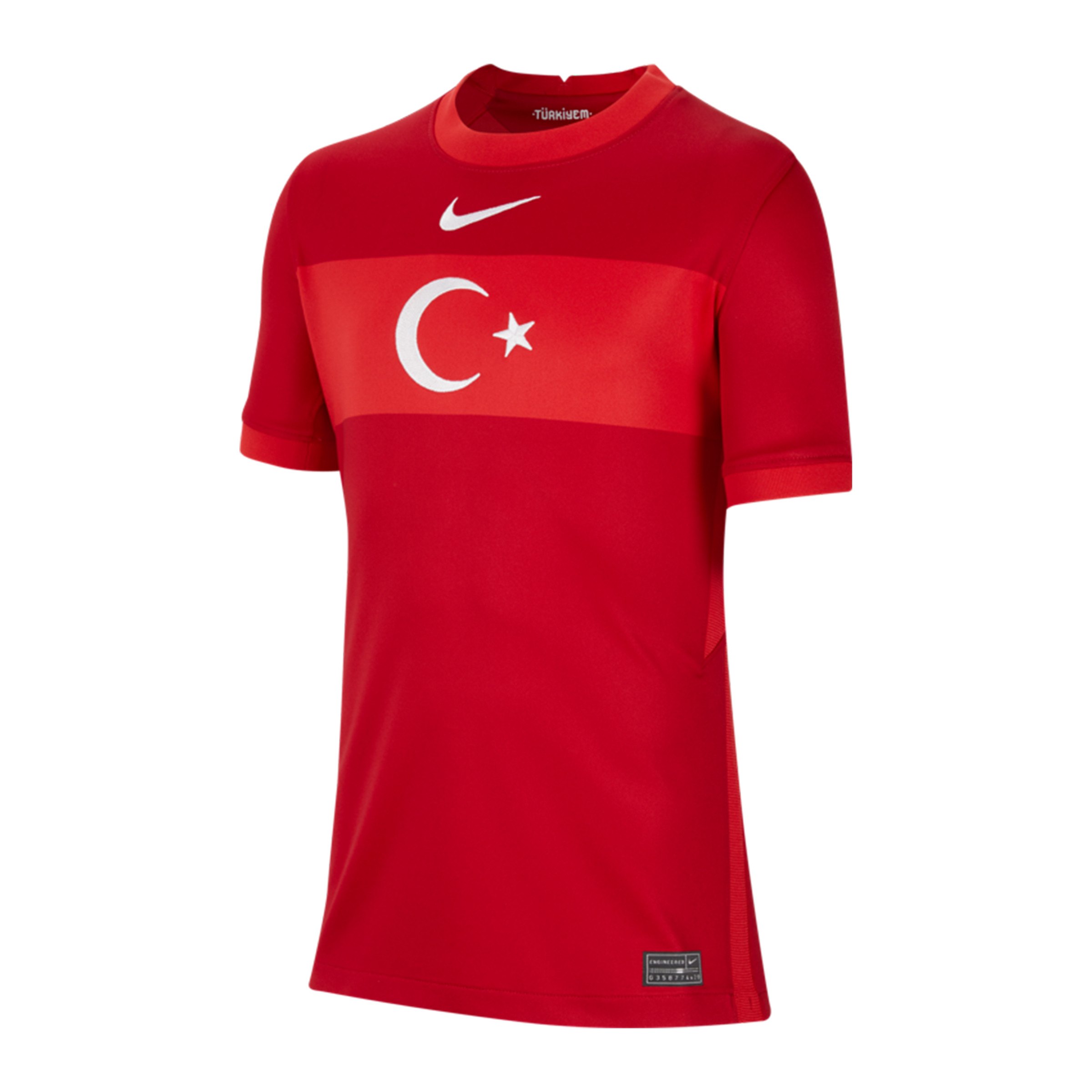 Nike Türkei Trikot Away EM 2020 Kids Rot F687 rot