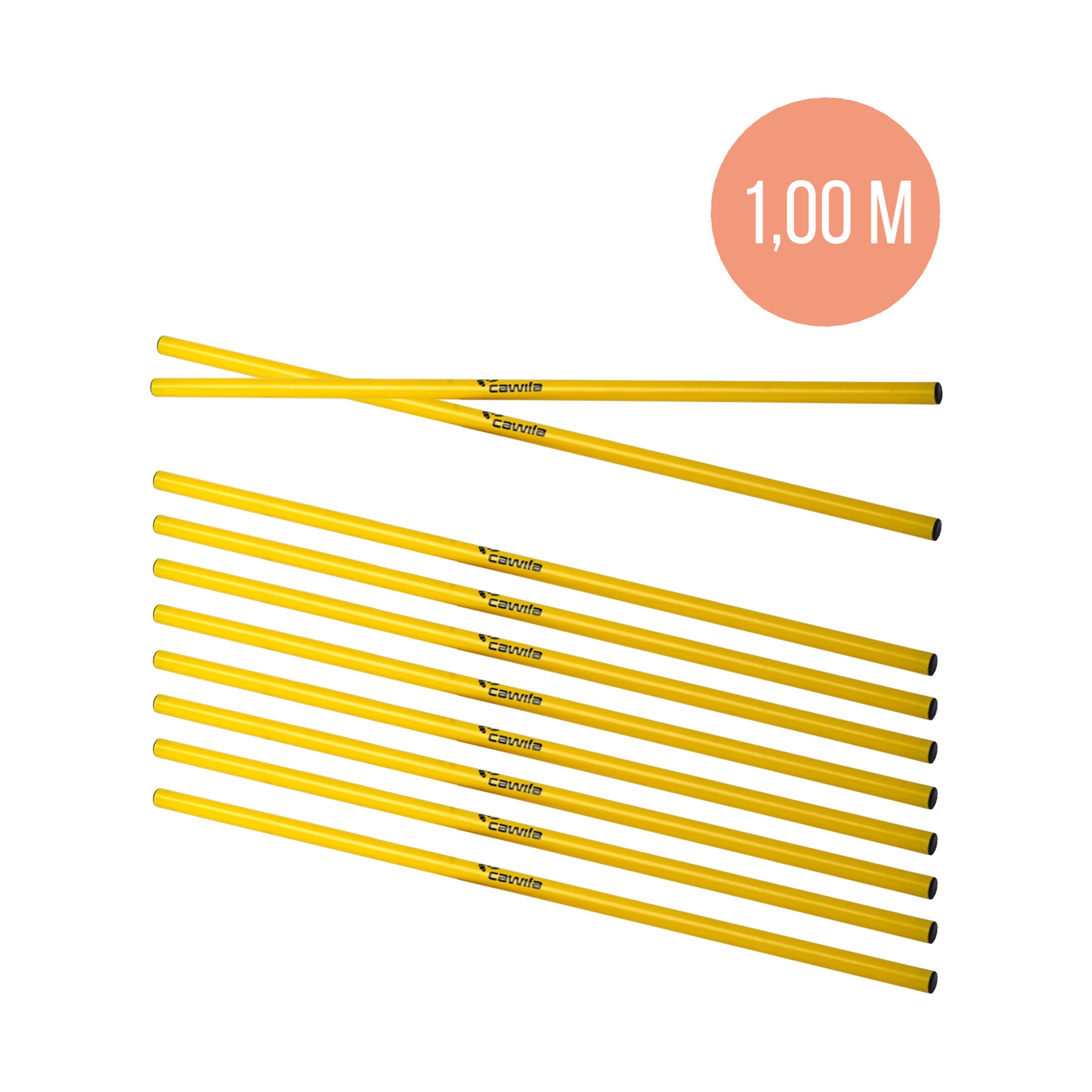 Trainingsstange 100 cm gelb 