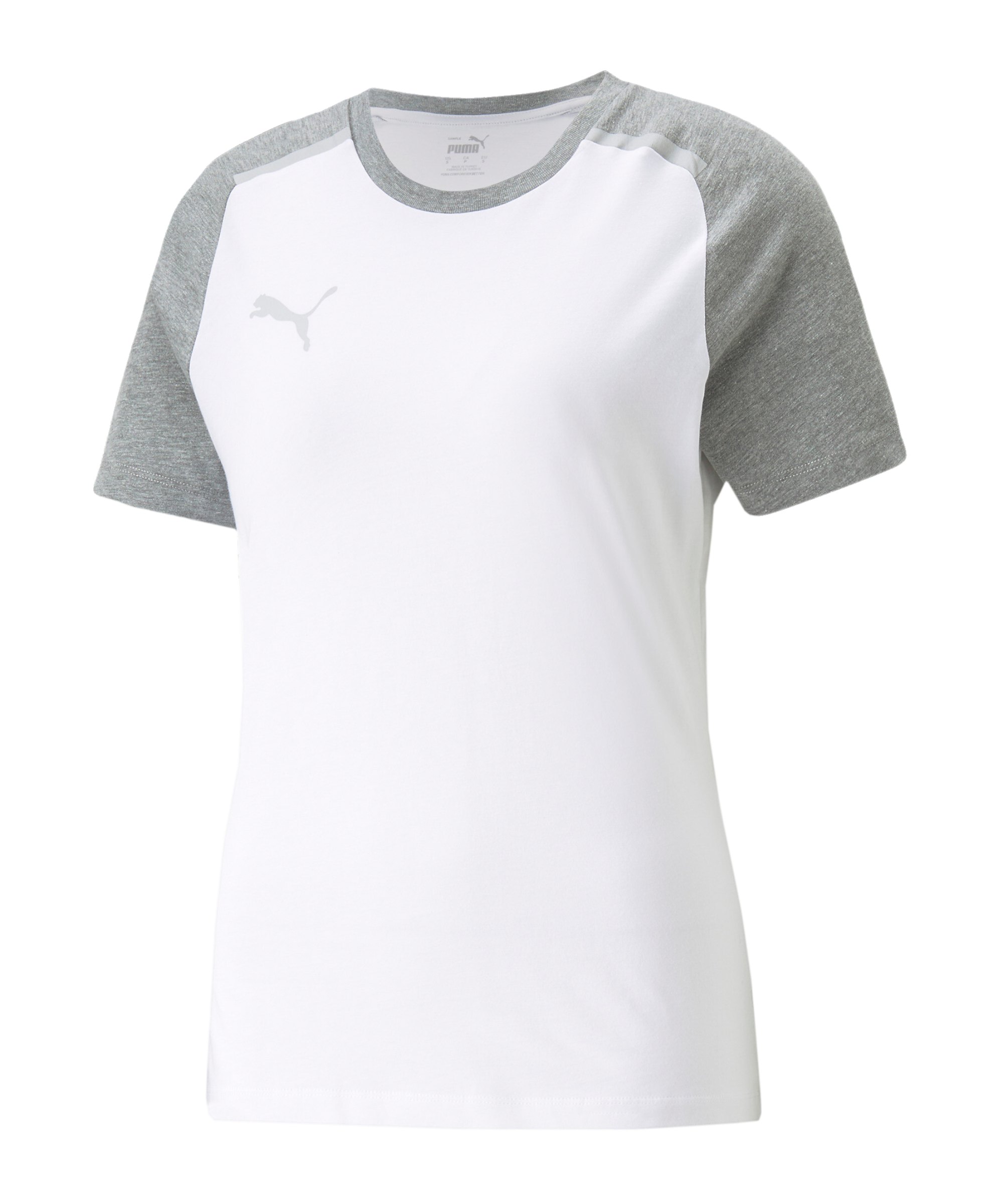 PUMA teamCUP Casuals T-Shirt Damen Weiss F04 weiss | Sport-T-Shirts