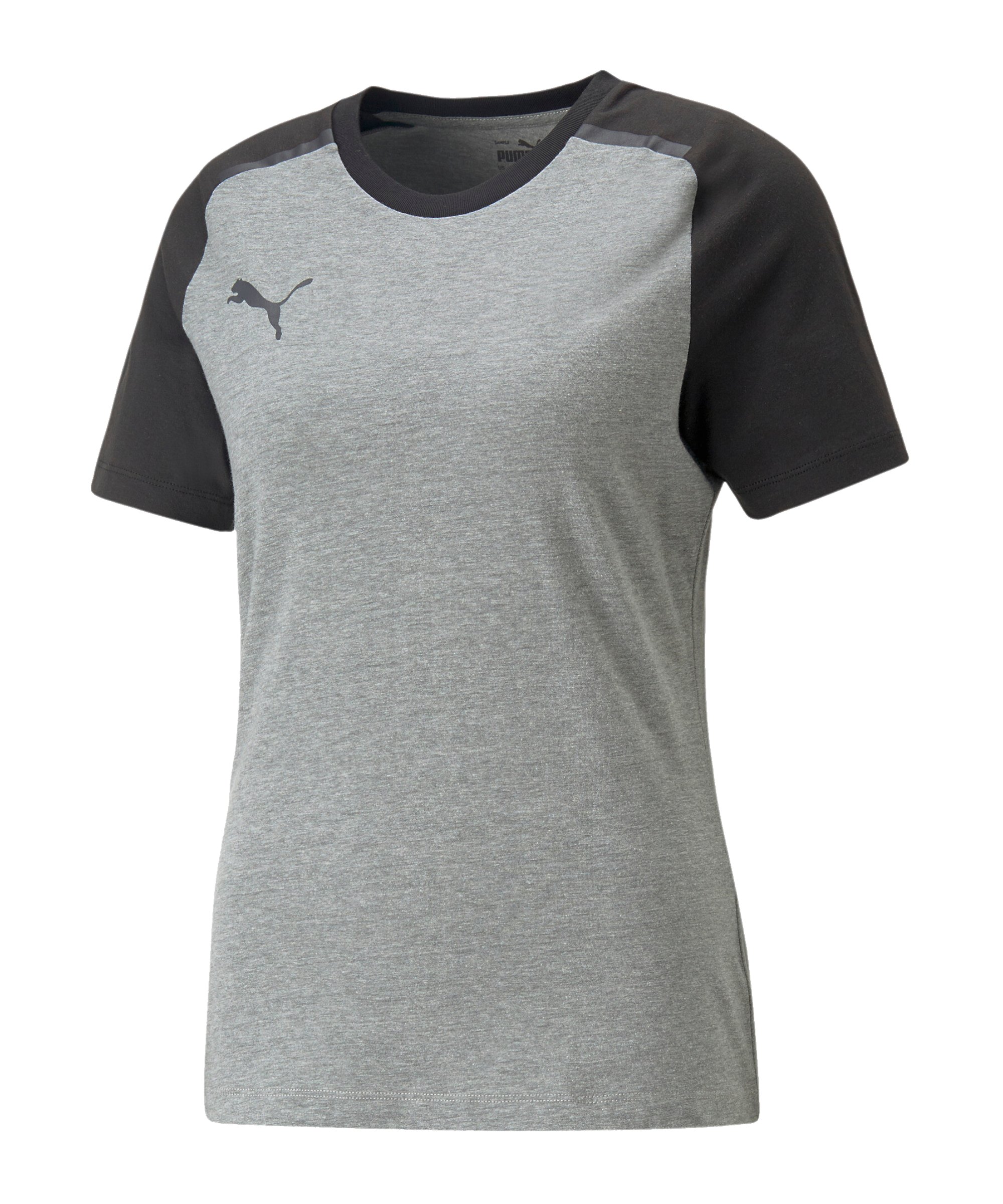 PUMA teamCUP Casuals T-Shirt Damen Grau F013 grau