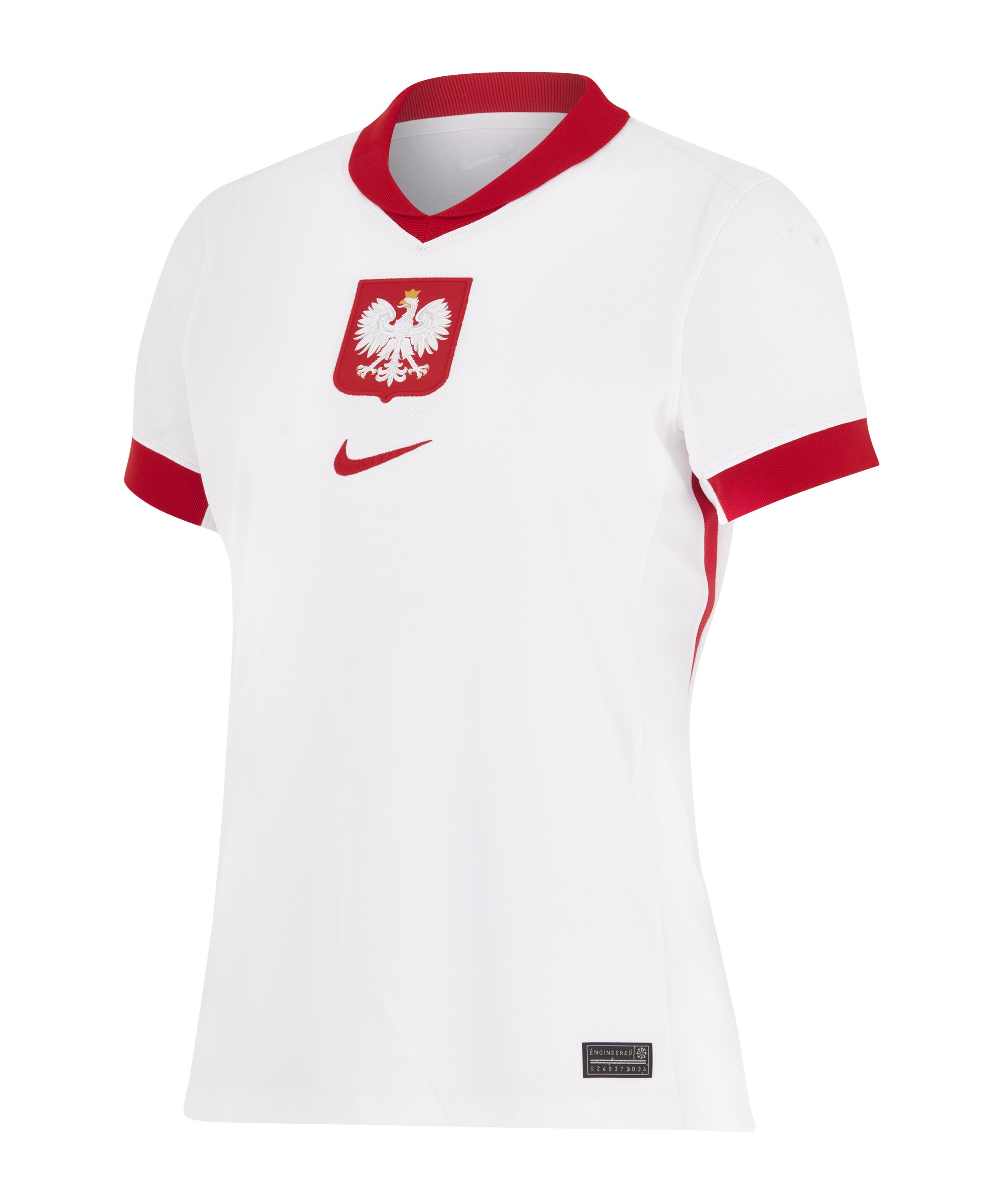 Nike Polen Trikot Home Damen Weiss Rot Rot weiss