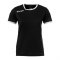 Kempa Curve Trikot T-Shirt Damen Schwarz Weiss F04 - schwarz