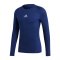 adidas Alphaskin Sport Shirt Longsleeve Dunkelblau | - blau