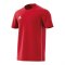 adidas Core 18 Trainingsshirt Rot Weiss | - rot