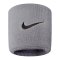 Nike Swoosh Wristbands Running Grau F051 - grau