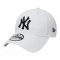 New Era NY Yankees 9Forty Cap Weiss - weiss