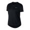 Nike Miller T-Shirt Running Damen Schwarz F010 - schwarz