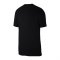 Nike Tee T-Shirt Schwarz Weiss F010 - schwarz