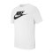 Nike Tee T-Shirt Weiss Schwarz F101 - weiss