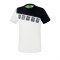 Erima 5-C T-Shirt | weiss schwarz - Weiss