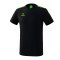 Erima Essential 5-C T-Shirt | schwarz grün - Schwarz