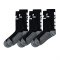 Erima 3-Pack CLASSIC 5-C Socken Schwarz Weiss | - Schwarz