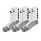 Erima 3-Pack CLASSIC 5-C Socken Weiss Schwarz | - Weiss