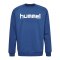 Hummel Cotton Logo Sweatshirt F7045 | blau - Blau