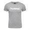 Hummel Cotton T-Shirt Logo Damen Grau F2006 | - Grau