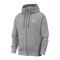 Nike Club Fleece Kapuzenjacke Grau F063 - grau