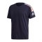 adidas ZNE 3ST T-Shirt Blau Rot - blau