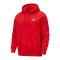 Nike Club Fleece Kapuzensweatshirt Rot F657 - rot