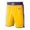 Nike LA Lakers NBA Short Road Gelb Lila F728 - weiss