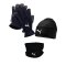 PUMA 3er Winter Set Handschuh + Beanie - schwarz