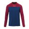 Kempa Prime T-Shirt langarm Blau Rot F11 - blau