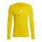 adidas Team Base Top langarm | Gelb - gelb