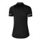 Nike Academy Poloshirt Damen Schwarz Weiss F014 - schwarz