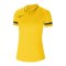 Nike Academy 21 Poloshirt Damen Gelb Schwarz F719 | - gelb