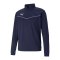 PUMA teamRISE HalfZip Sweatshirt Blau Weiss F06 - blau