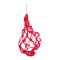 Cawila Nylon-Ballnetz 6 Fussbälle Rot | - rot