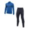Nike Academy 21 Knit Jacke + Hose Set Blau Weiss - blau