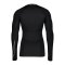 Nike Pro Tight-Fit Sweatshirt Schwarz Weiss F010 - schwarz