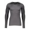 Nike Pro Tight-Fit Sweatshirt Grau Schwarz F068 - grau