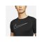 Nike Pro Tight-Fit T-Shirt Schwarz Weiss F010 - schwarz