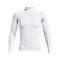 Under Armour HG Compression Mock langarm F100 - weiss