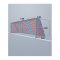 Cawila Tornetz HEXA 7,50x2,50m | Tiefe 0,8x2,0m | | Maschenweite 12cm | Stärke 4mm | blau/rot - blau