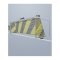 Cawila Tornetz 7,50x2,50m | Tiefe 0,8x1,5m | | Maschenweite 12cm | Stärke 4mm | gelb/schwarz - gelb