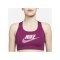 Nike Med-Sup Sport-BH (ungepolstert) Damen F610 - weiss
