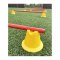 Cawila Mini-Pylone | Trainingskegel | Minihürden | | 10er Set | Gelb - gelb