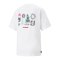 PUMA DOWNTOWN Relaxed Graphic T-Shirt Damen F02 - weiss