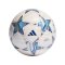 adidas UCL Competition Spielball Weiss Silber Blau - weiss