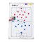 Cawila Taktikboard 45x60 cm | Fußball Taktiktafel | inkl. Tasche und Magnete - weiss