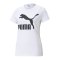 PUMA Classics Logo T-Shirt Weiss F02 - weiss