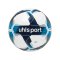 Uhlsport Attack Addglue Trainingsball Weiss Blau - weiss