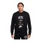 Nike Club Fleece Crew Sweatshirt Schwarz F010 - schwarz