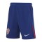 Nike Kroatien Short EM 2024 Kids Blau Rot Weiss - blau