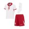 Nike Polen Minikit Home EM 2024 Kids Weiss Rot Rot - weiss